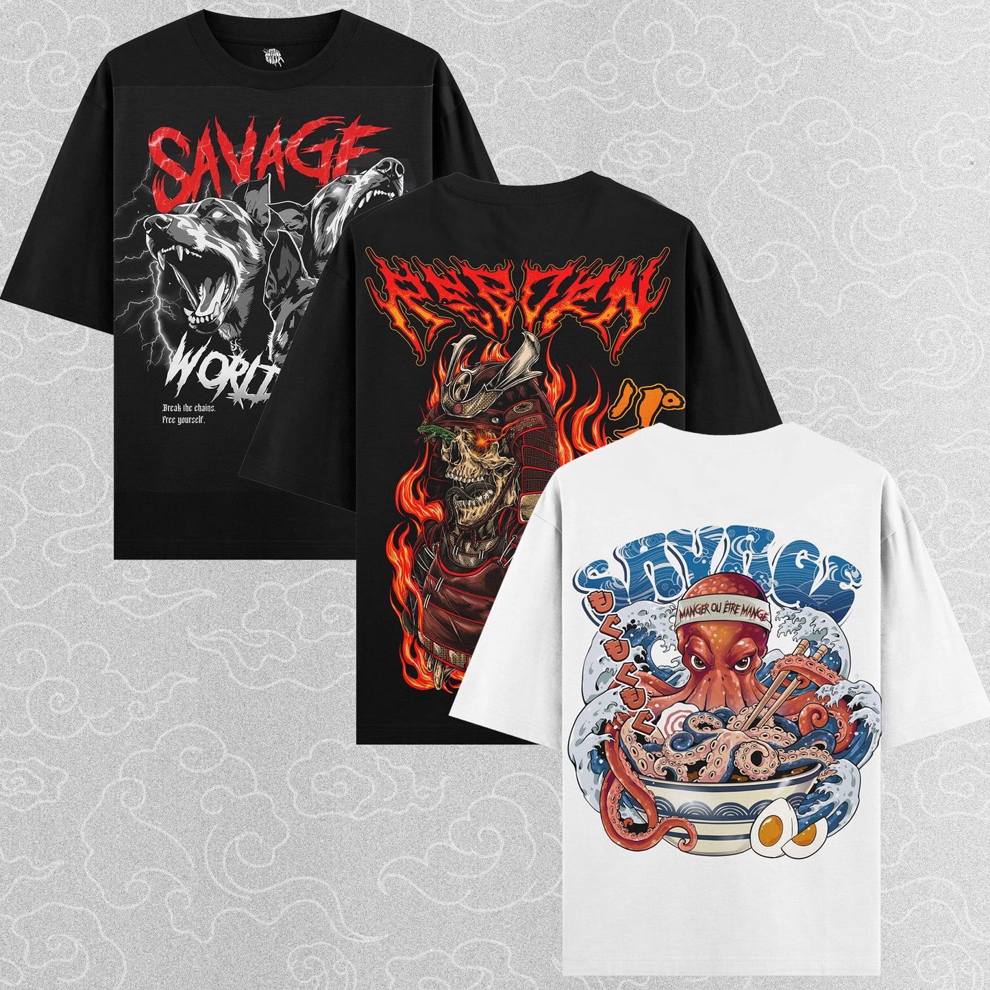 Lot de 2 T-Shirts + 1 GRATUIT
