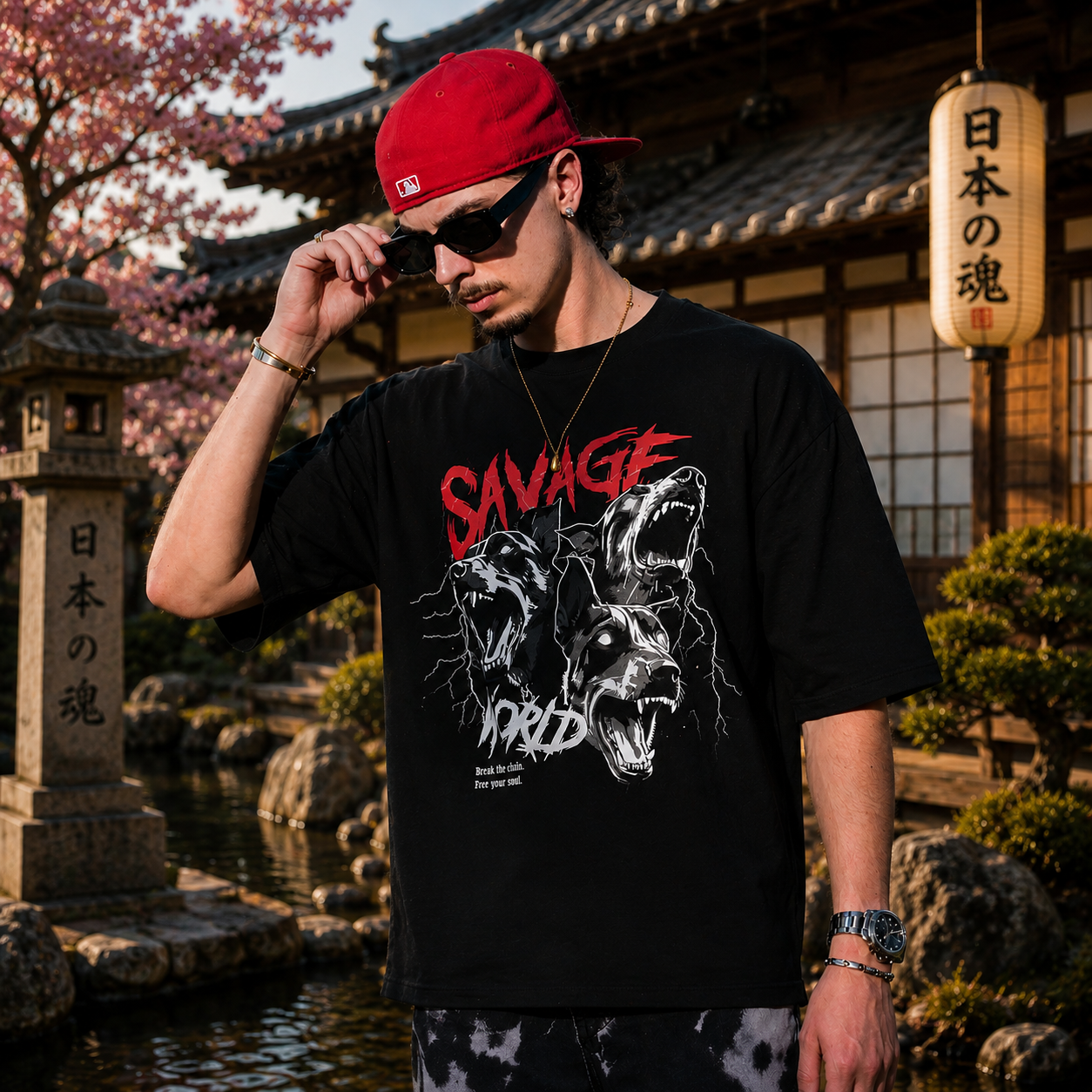 T-Shirt Oversize - Break The Chains