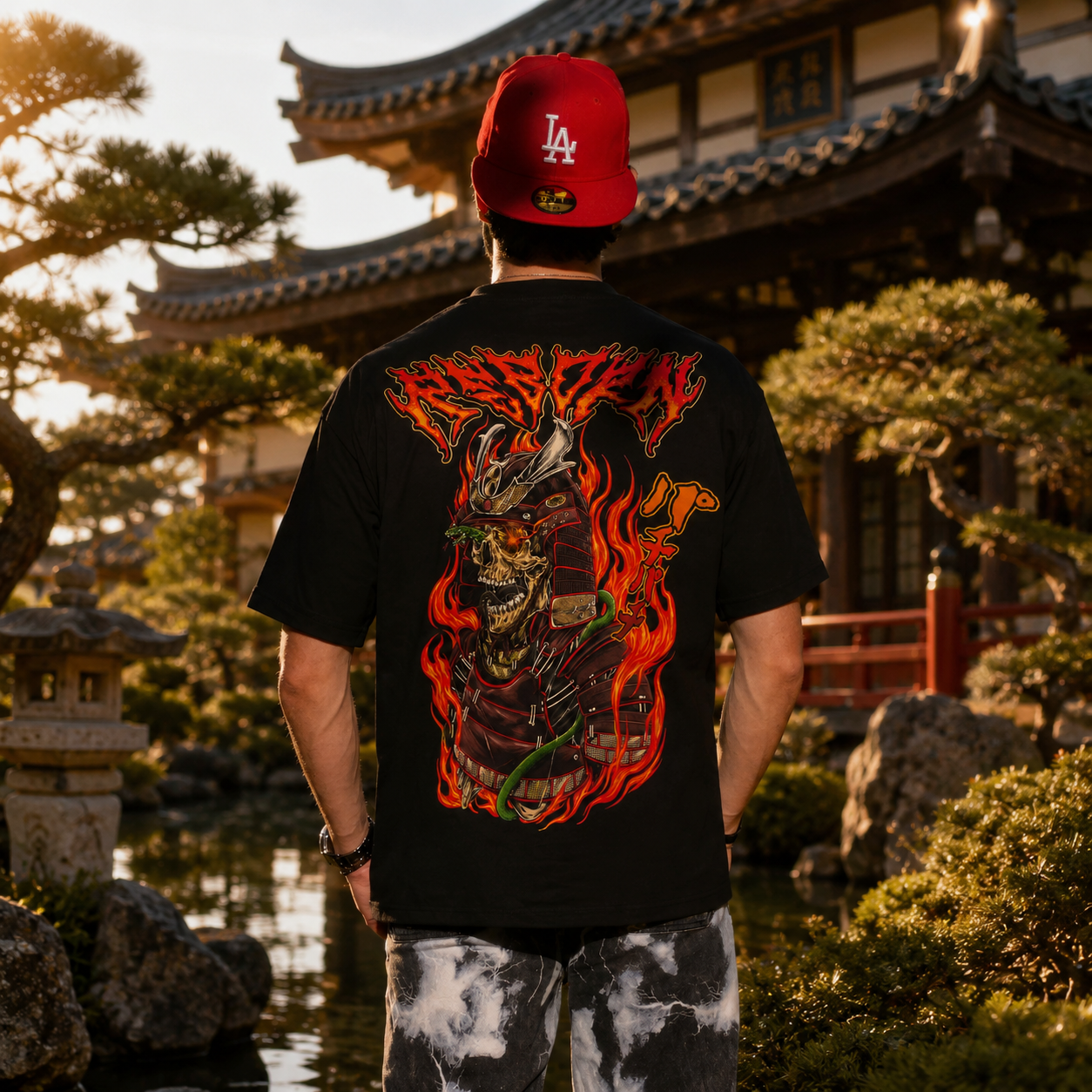 T-Shirt Oversize "Samurai Reborn"